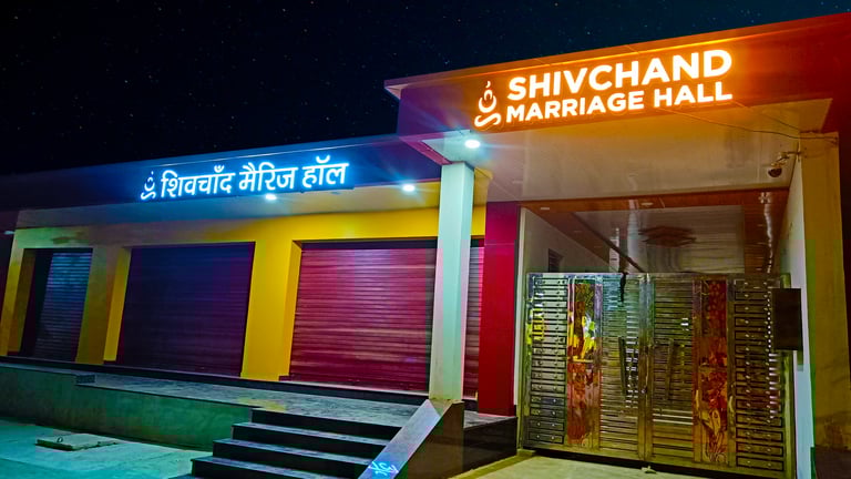 Elegant banquet hall for weddings and receptions in Buxar – Shivchaand Marriage Hall