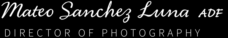 Mateo Sánchez Luna, ADF | Director of Photography  logo