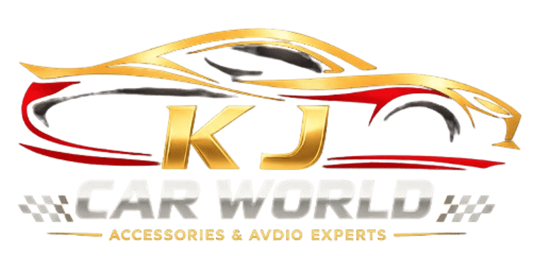 K J Car World logo