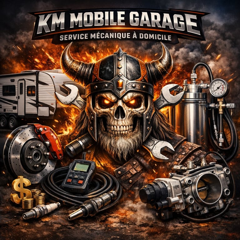 KM Mobile Garage logo