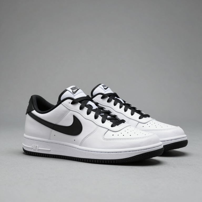 Casual sneakers displayed on a minimalist shelf with natural lighting.