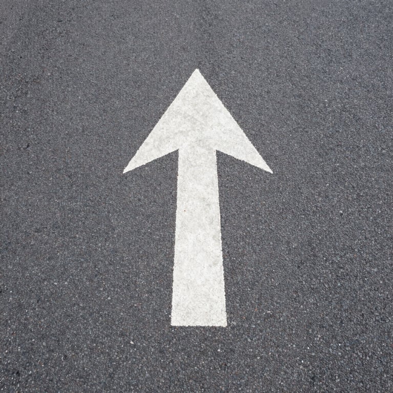 arrow pointing direction 