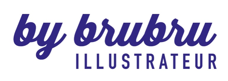 BRUBRU ILLUSTRATEUR logo