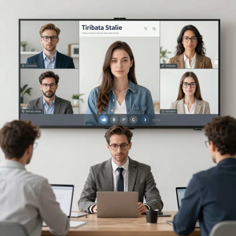 Diagram showing efficient telehealth workflows connecting patients and providers.