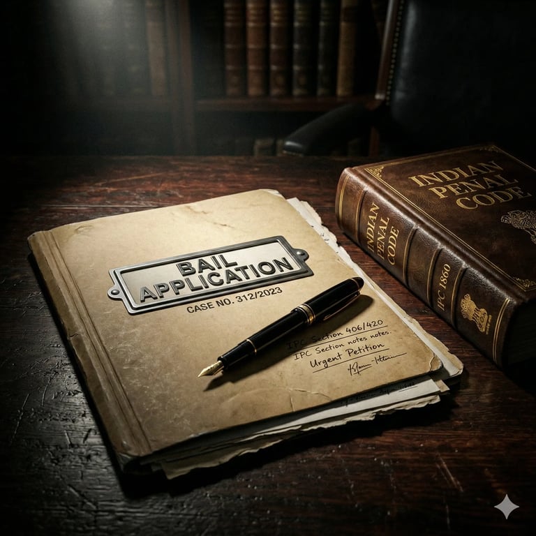 Expert criminal defense and bail application lawyers at Harsh Malik Law Offices.
