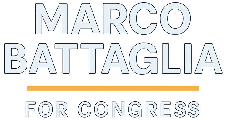 Marco Battaglia for Congress logo