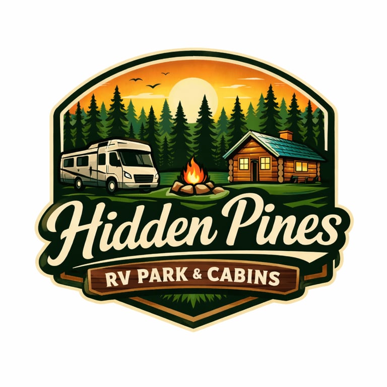 Hidden Pines logo