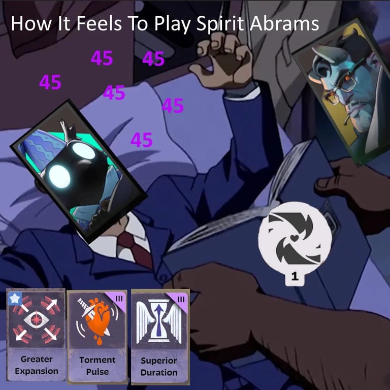 Abrams Spirit Build Torment Pulse Deadlock Meme