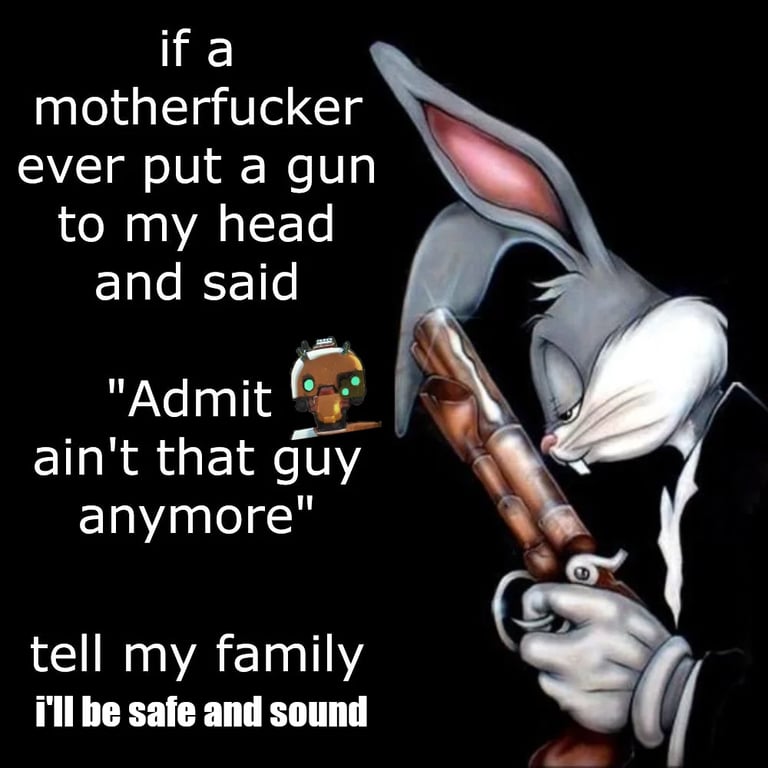 Bebop Bugs Bunny I am Not That Guy Deadlock Meme