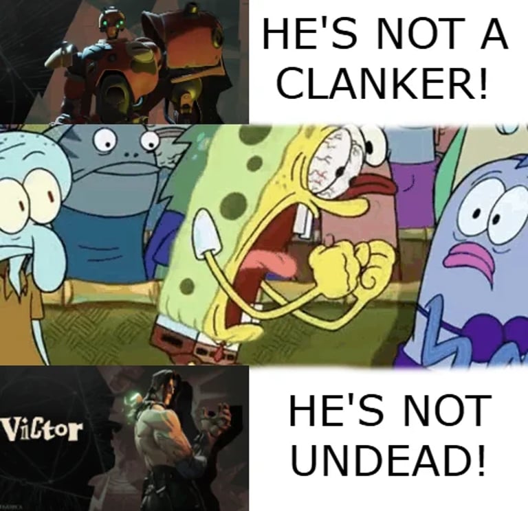 Bebop is a Clanker Deadlock Meme