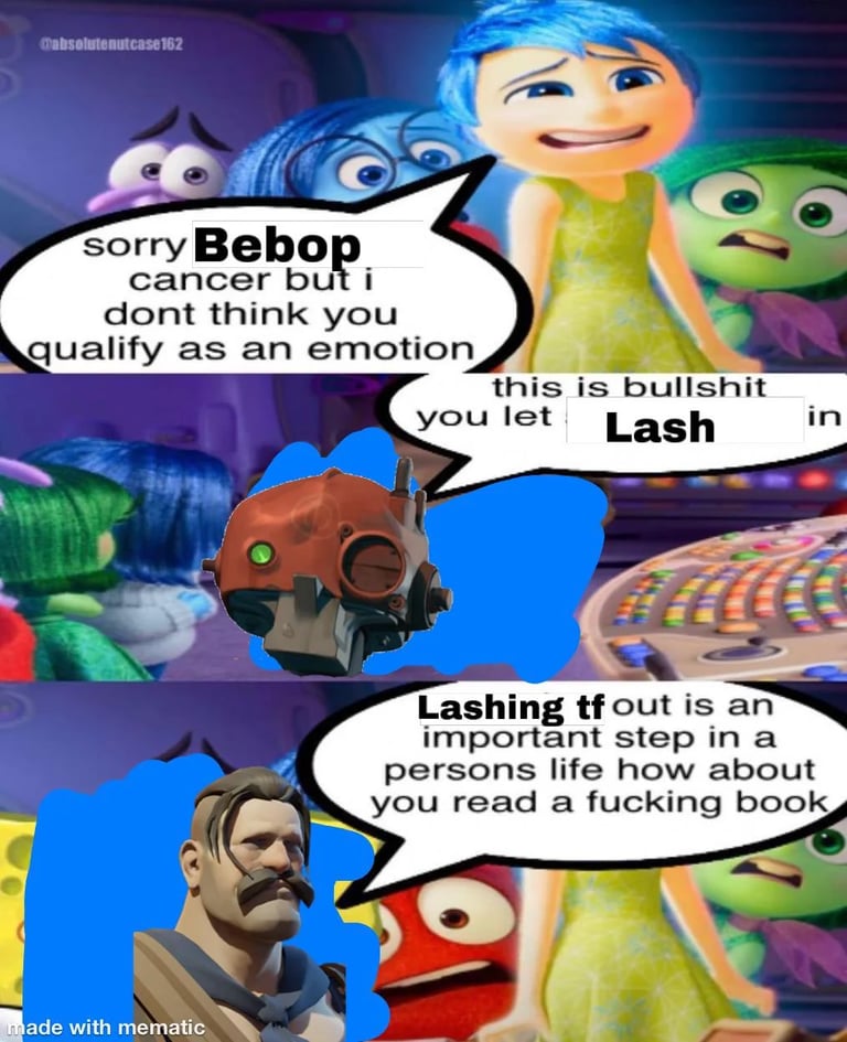 Bebop Lashing Out Emotion Deadlock Meme