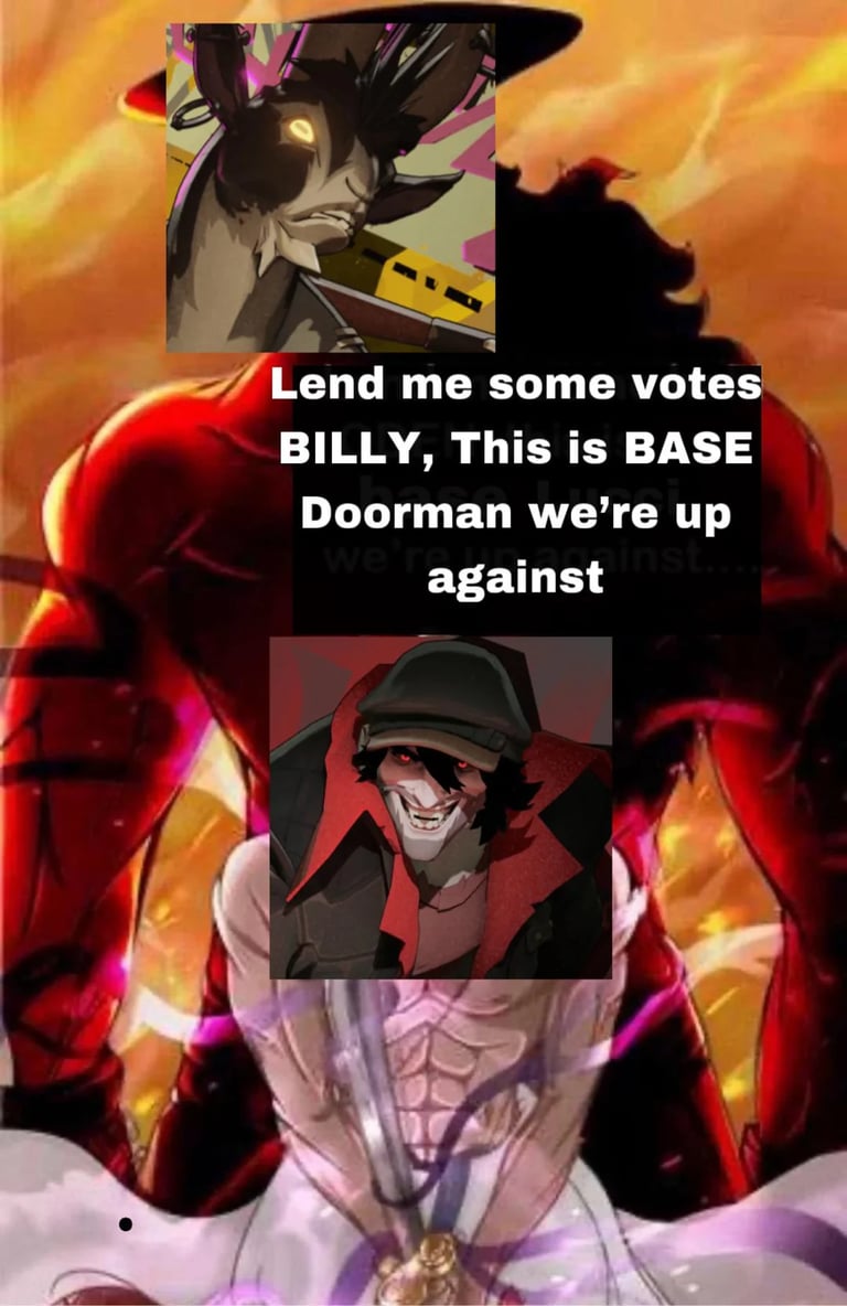 Billy and Drifter Team Up for Character Vote Meme Deadlock