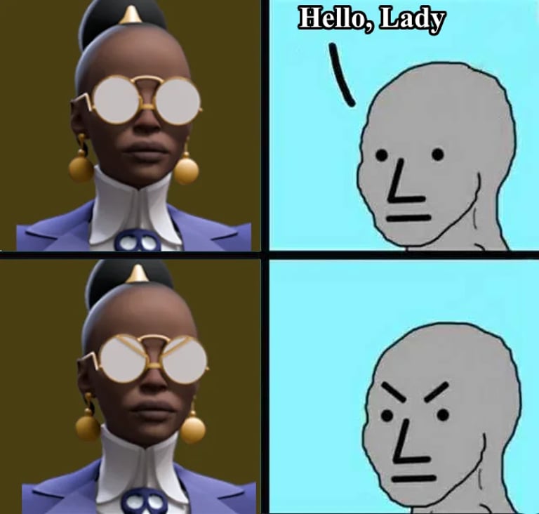 Calico Angry Face Deadlock Meme