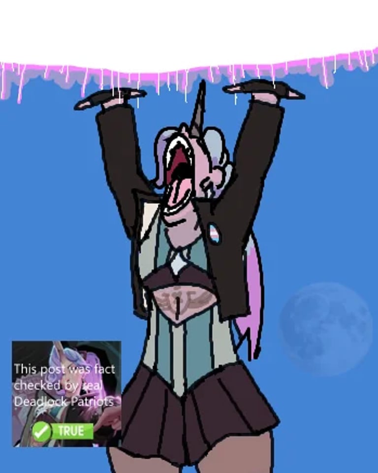 Celeste Celebrating Deadlock Meme