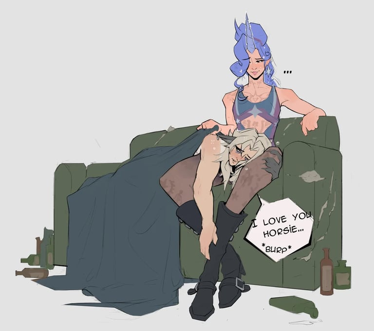 Celeste Comforts Silver Drunk Deadlock Meme