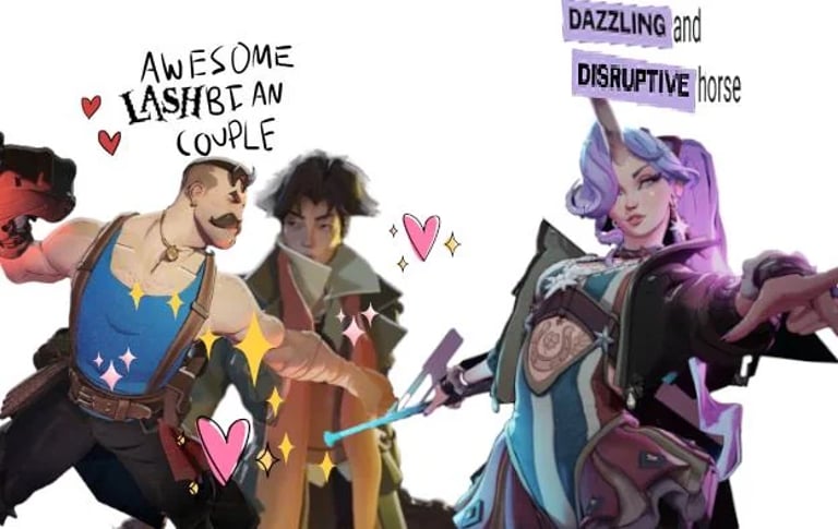 Lash Celeste Lesbian Couple Deadlock Meme