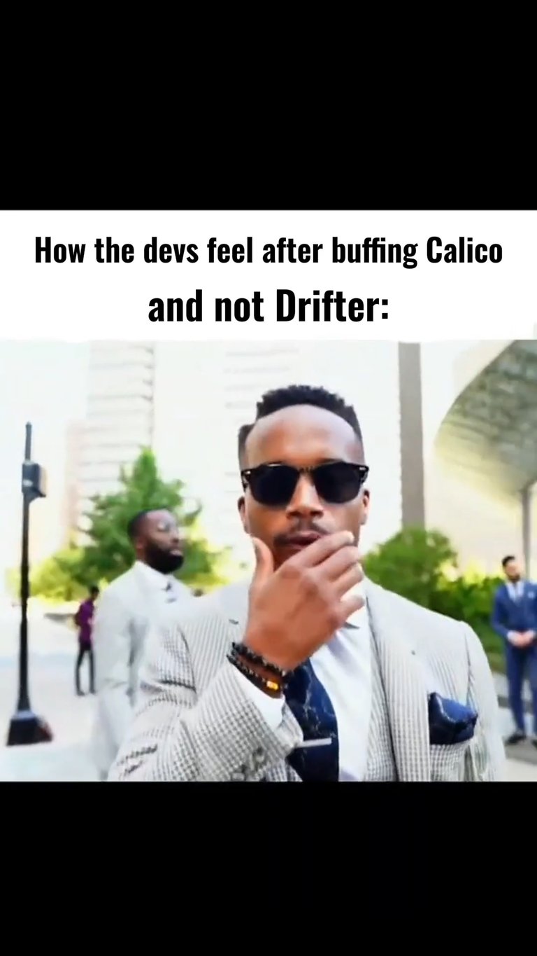 Drifter vs. Calico Buffs Deadlock Meme