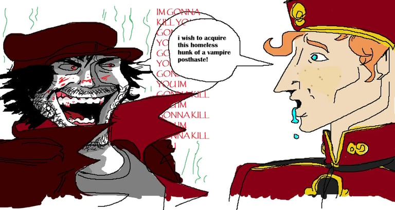 Drifter Argues With Doorman Deadlock Meme