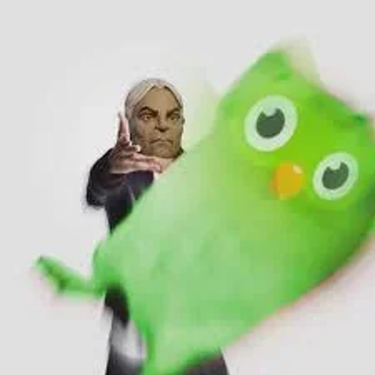 Grey Talon Throwing Duolingo Owl Deadlock Meme
