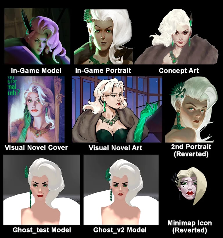Lady Geist Concept Art Deadlock Memes