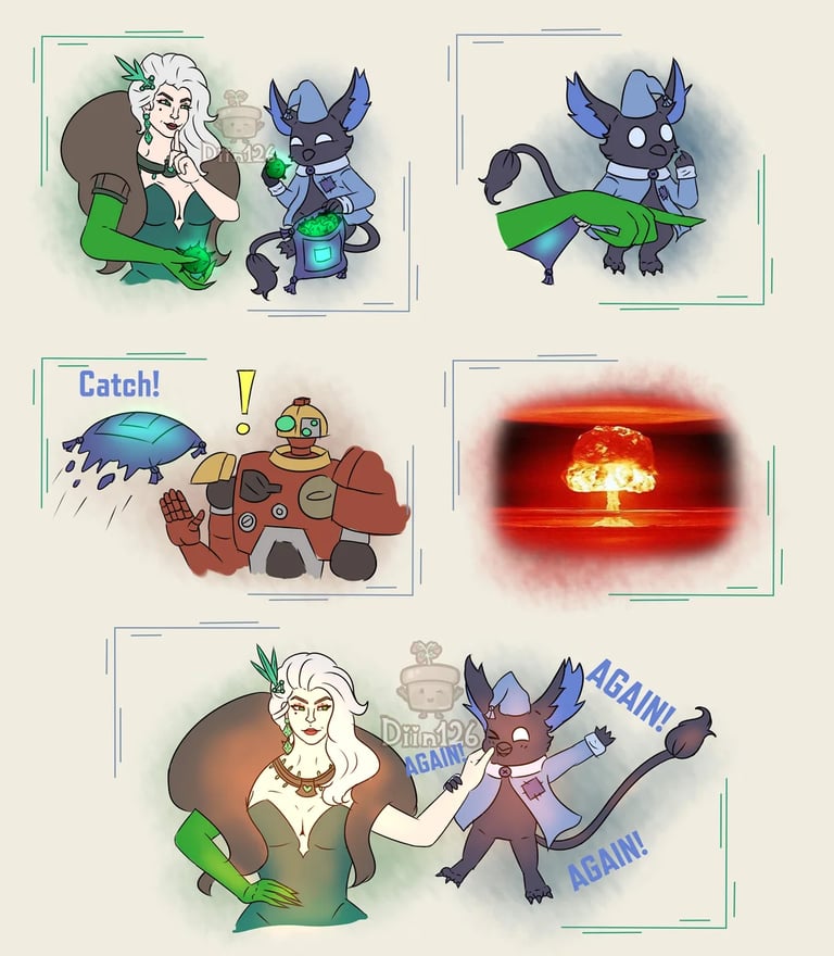 Lady Geist and Rem Deadlock Memes