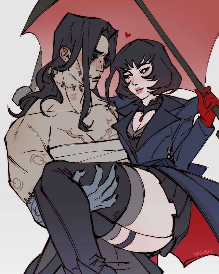 Mina and Victor Kiss Deadlock Memes