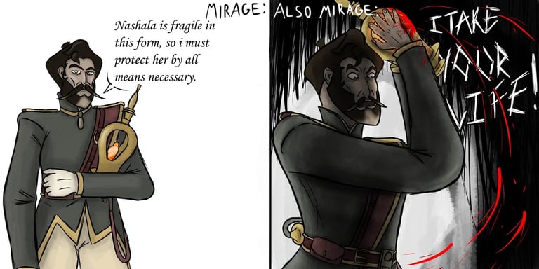 Mirage Melee Nashala Deadlock Memes