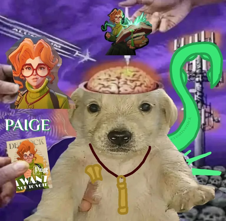 Paige Dog Brain Deadlock Memes