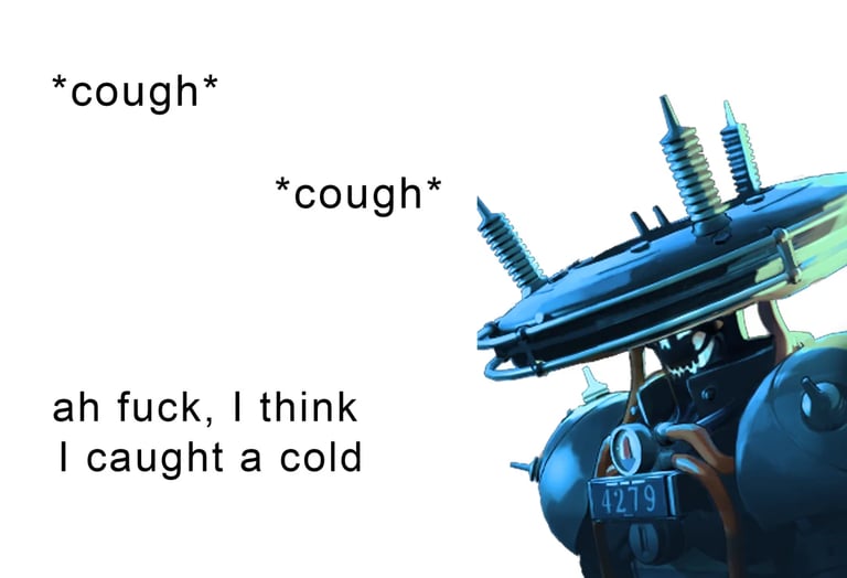 Seven Catches a Cold Deadlock Meme
