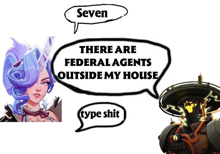 Seven Federal Agents Celeste Deadlock Memes