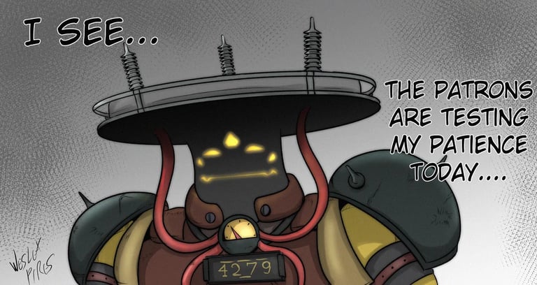 Seven Patron Tests Patience Deadlock Memes