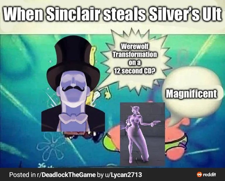 Sinclair Steals Silver Ult Deadlock Meme