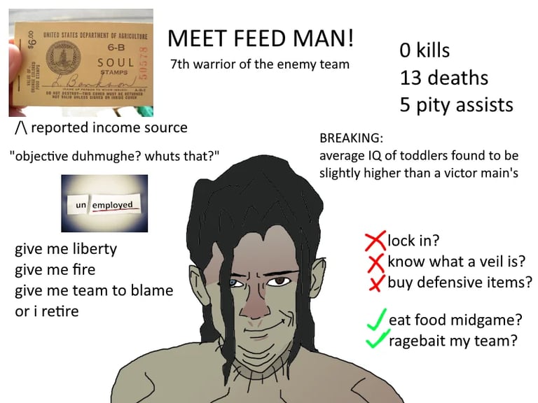Victor Sucks Feed Man Deadlock Memes