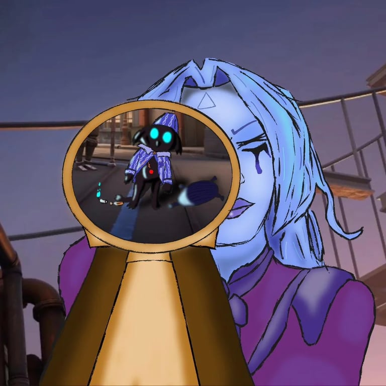Vindicta Aims at Rem Deadlock Memes