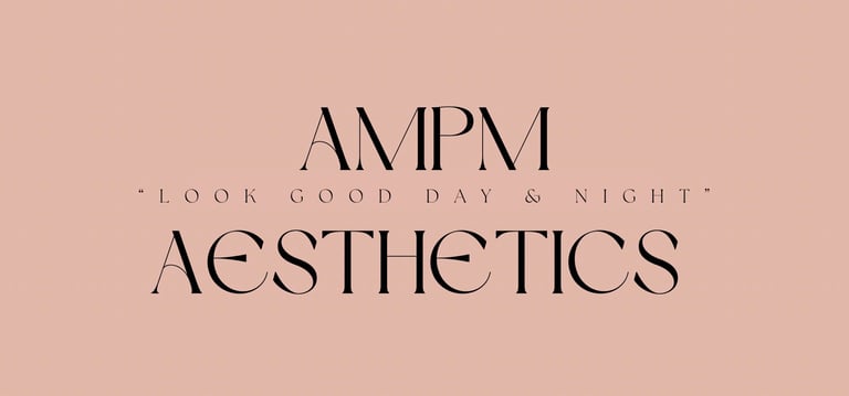 AMPM AESTHETICS  logo
