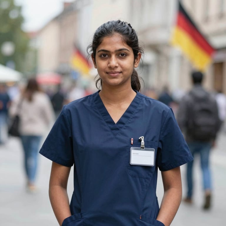 Indian nurse in germany