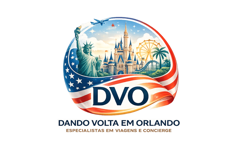 DVO - Dando volta em Orlando travel logo
