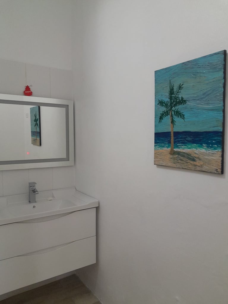 bathroom art