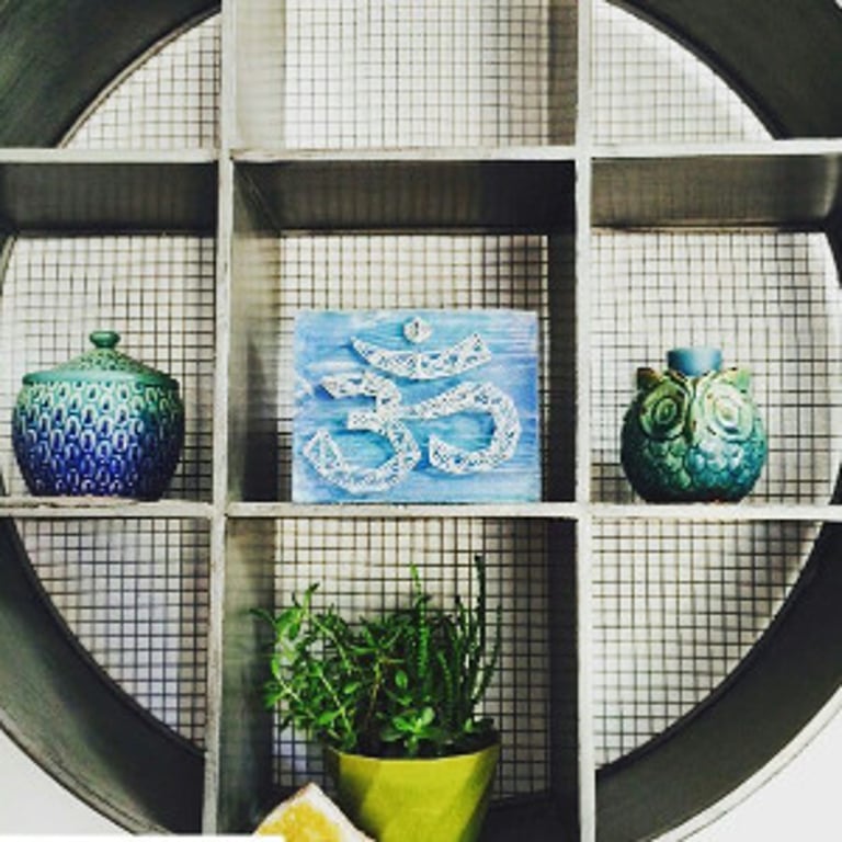 om symbol wall art