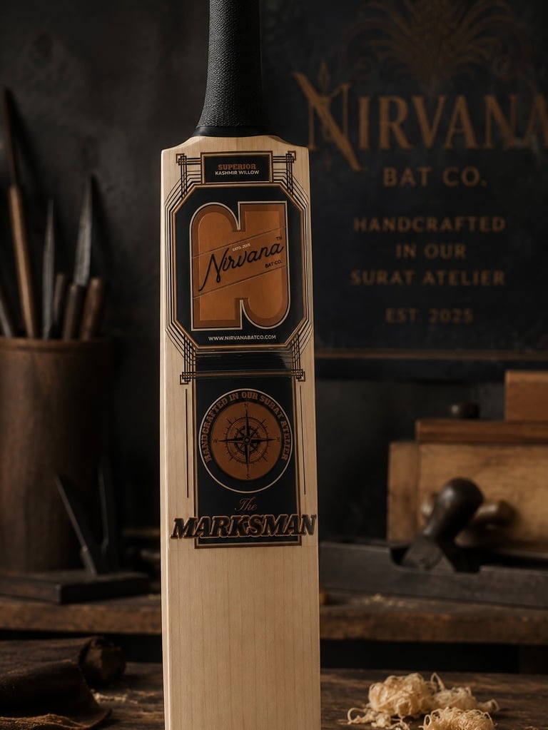 Nirvana Soft Tennis Cricket Bats Collection handcrafted in the Surat atelier.
