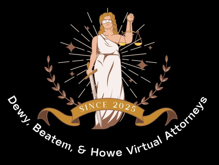 Dewy, Beatem, & Howe Virtual Law Firm logo