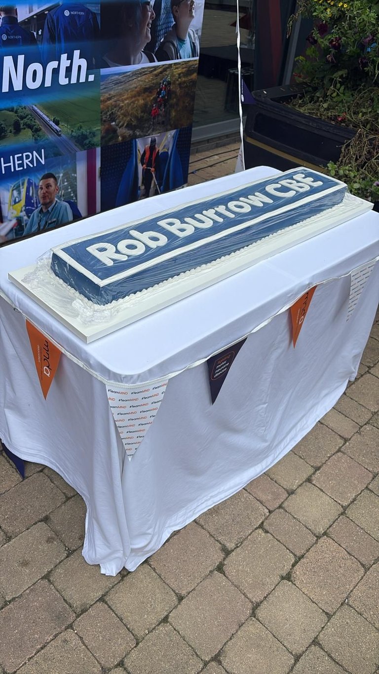 Rob Burrow celebration cake.