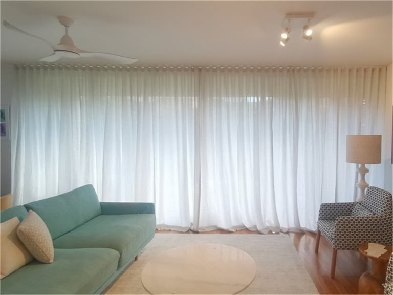 Custom linen sheer curtains Killara Sydney