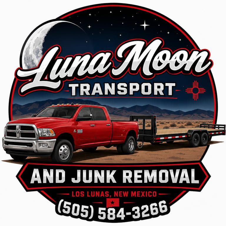 Luna Moon Transport and Junk Removal logo