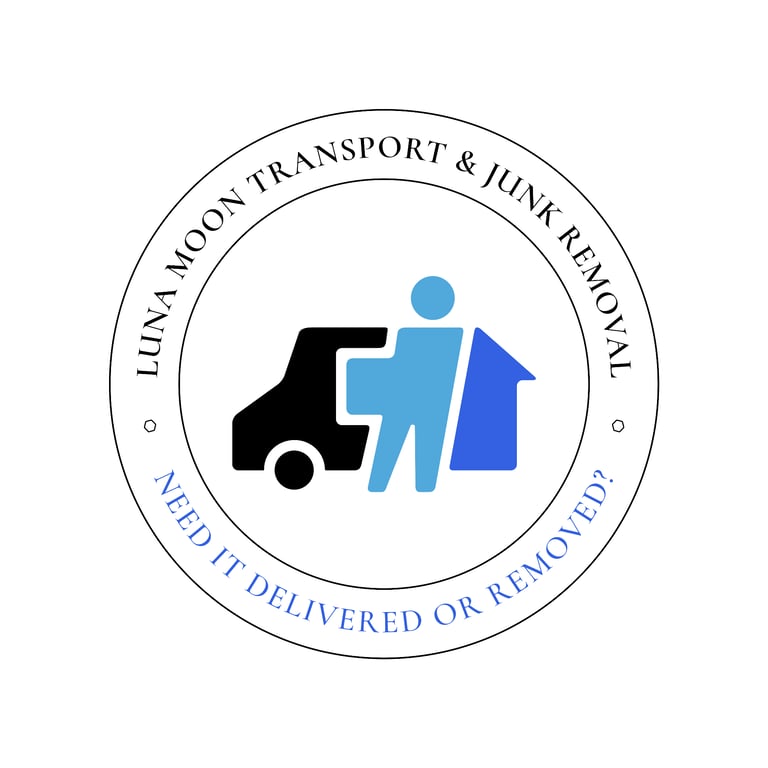 Luna Moon Transport and Junk Removal logo