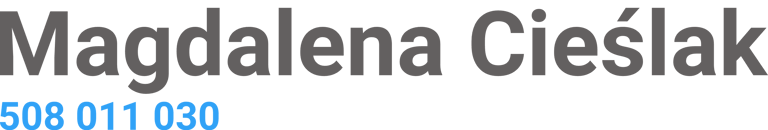 Magdalena Cieślak. Psychoterapia i rozwój logo