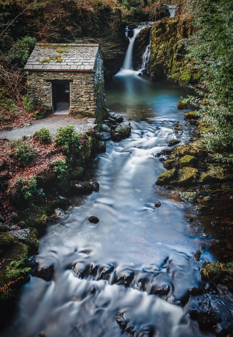 National Trust site of Rydal Hall's "The Grot"
