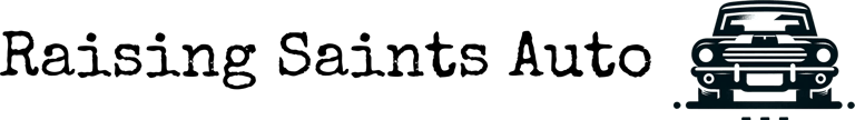 Raising saints auto logo