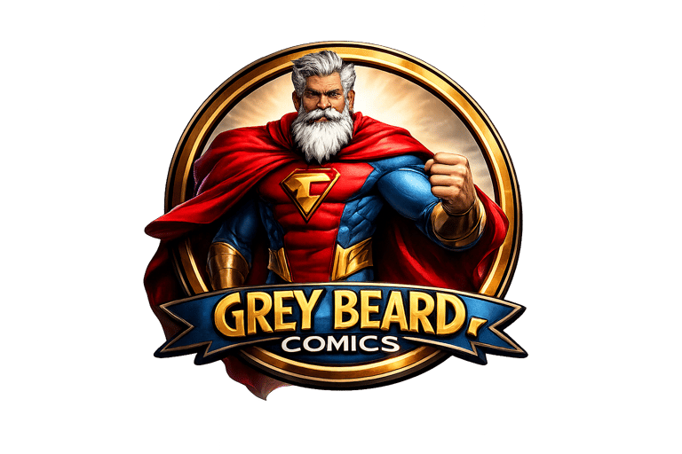 Grey Beard Comics logo