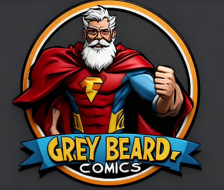 Grey Beard Comics logo